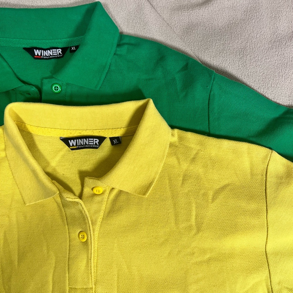 Yellow and Green Women’s Polo Shirt